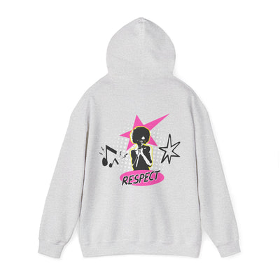 Respect Unisex Hooded Sweatshirt, Streetwear Hoodie
