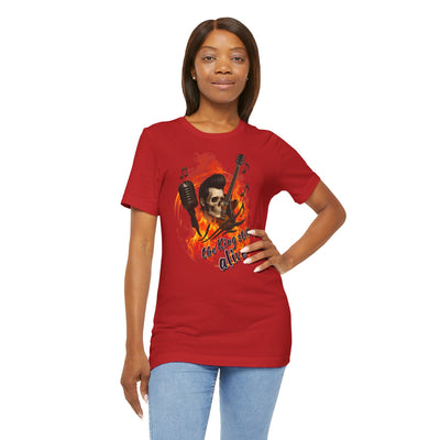 Music Vibes Unisex Jersey Tee - 'The King Still Alive' Graphic T-Shirt
