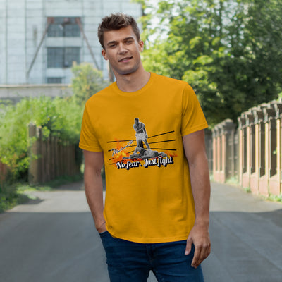 No Fear Just Fight T-Shirt, Motivational Shirt Muhammad Ali