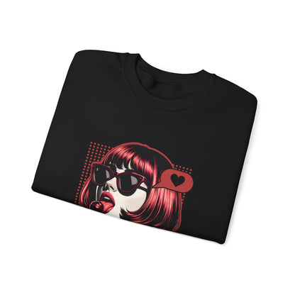 Retrogirl  Pop Art Women's Sweatshirt