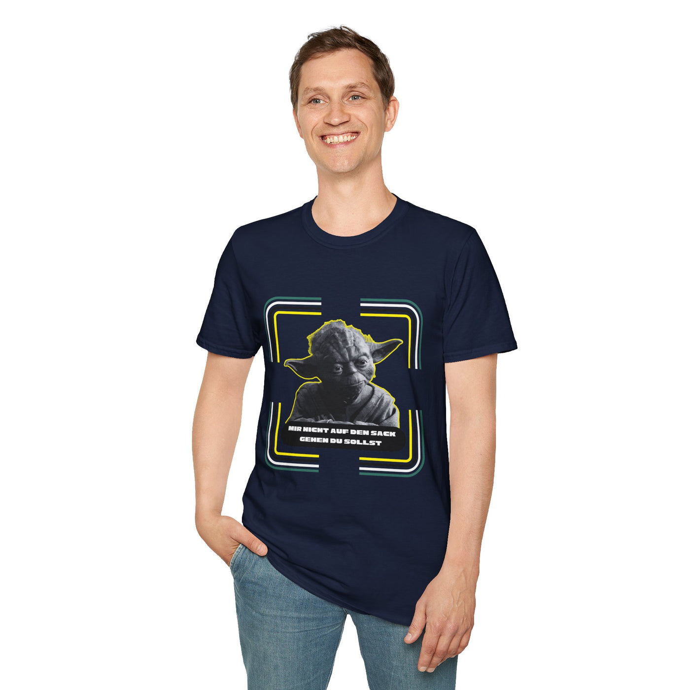 Yoda-Inspired Unisex T-Shirt - 'MIR NICHT AUF DEN... GEHEN DU SOLLST'
