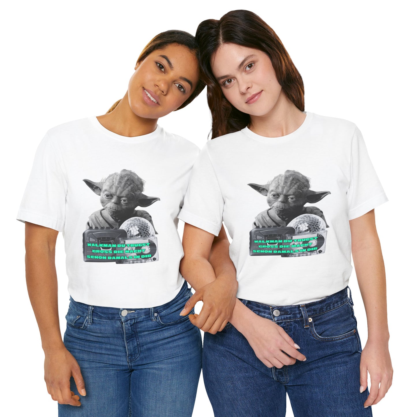 Funny Yoda Quote Unisex Tee - Walkman du kennst - erfahren du bist starwars
