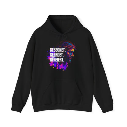 Jesus Colorful - with saying Blessed- Grounded - Celebrated