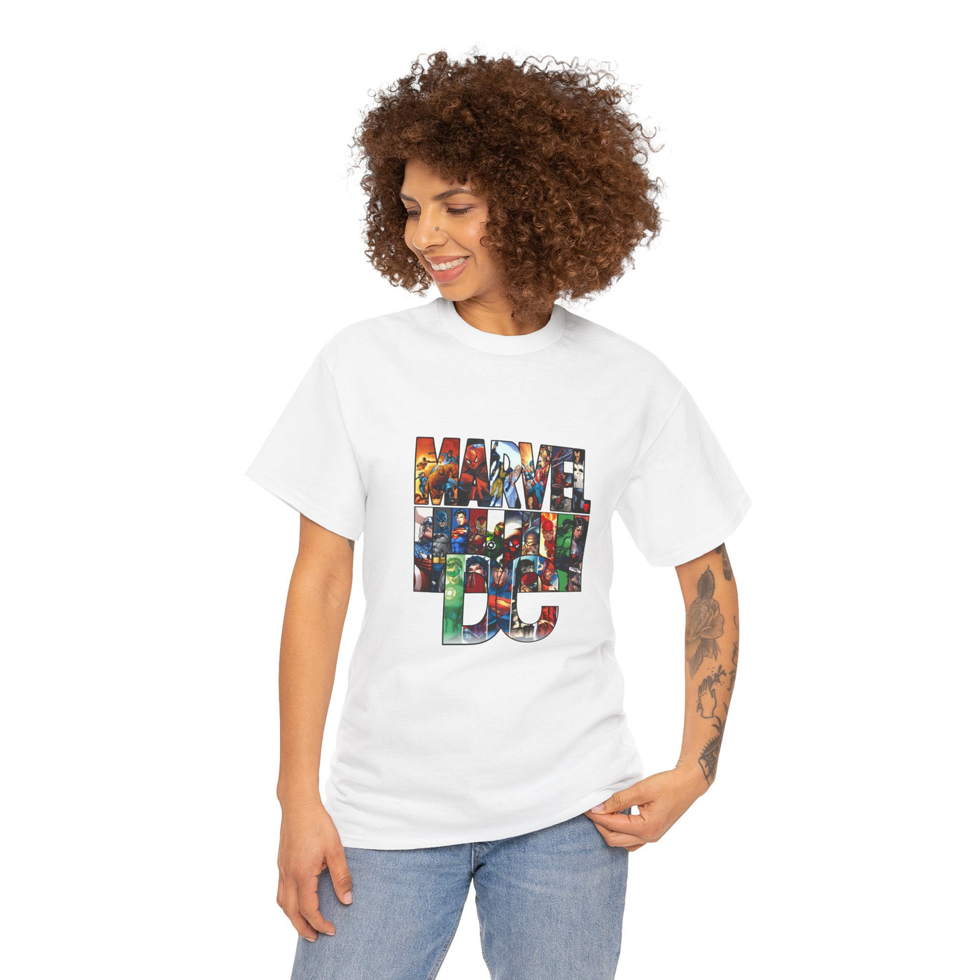 Marvel vs. DC Graphic Unisex T-Shirt, Superhero