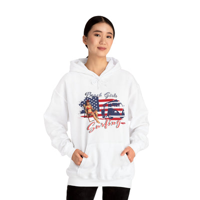 Beach Girls Surfing USA Hoodie