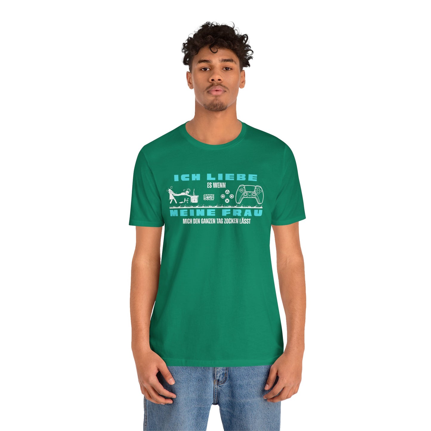 Ich Liebe Meine Frau T-Shirt - Unisex Jersey Tee for Gamers