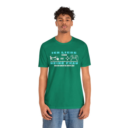 Ich Liebe Meine Frau T-Shirt - Unisex Jersey Tee for Gamers