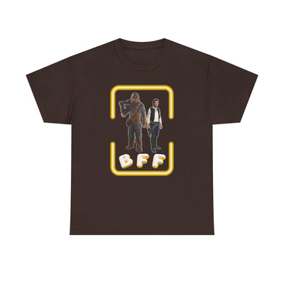 BFF Chewbacca &amp; Han Solo Unisex Heavy Cotton Shirt