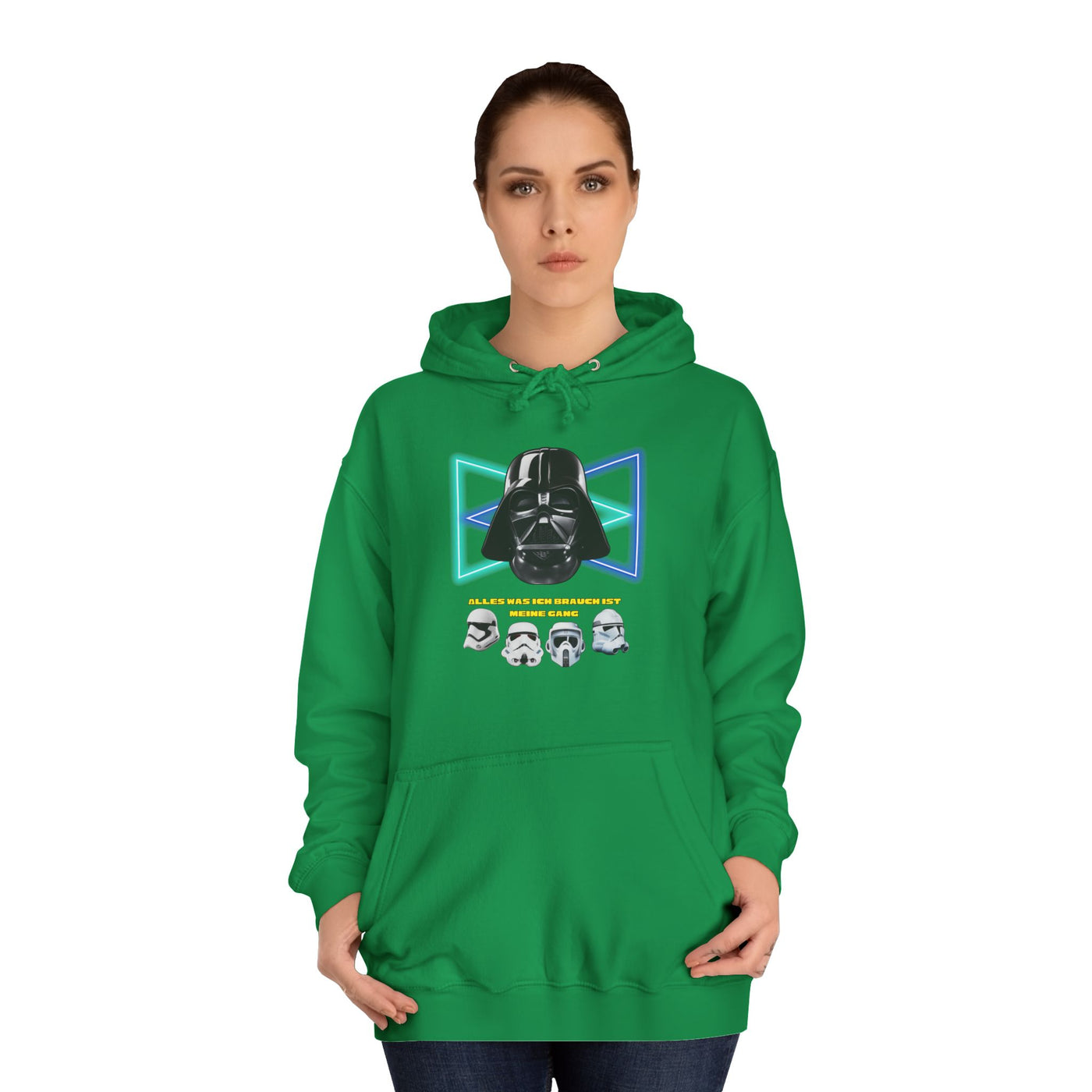 Star Wars unisex Hoodie - Darth Vader   - Alles was ich brauch ist meine Gang - beidseitig bedruckt