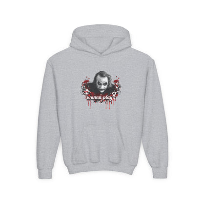 Joker "wanna play" College Hoodie Teeny