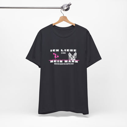 I Love My Husband "Shopping" Unisex Jersey Short Sleeve Tee