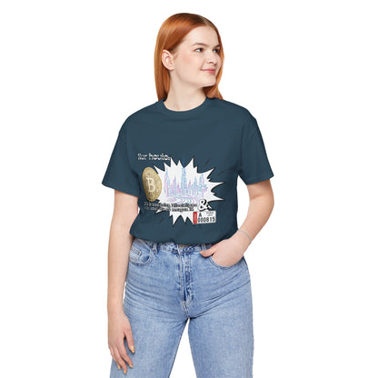 Bitcoins Dubai - Rosarote Welt - lass dich nicht verarschen T - Shirt
