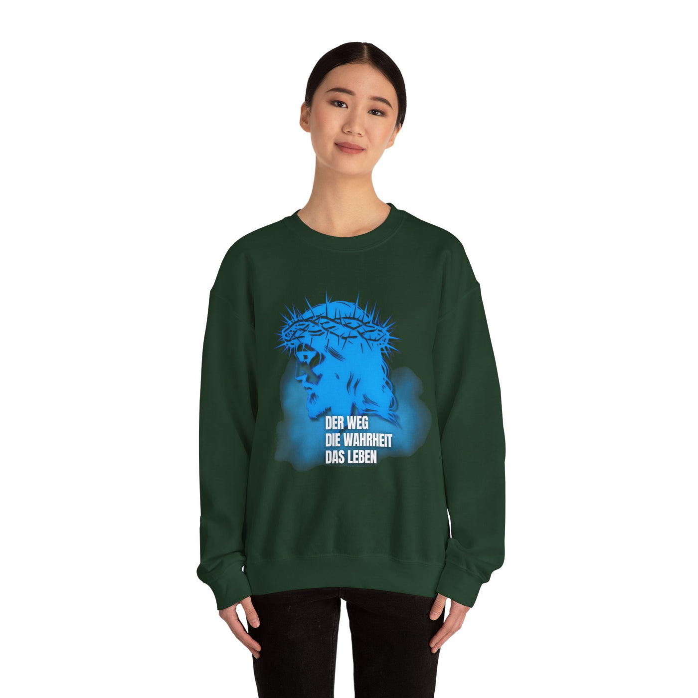 Sweatshirt Jesus "Der Weg - Die Wahrheit - Das Leben"