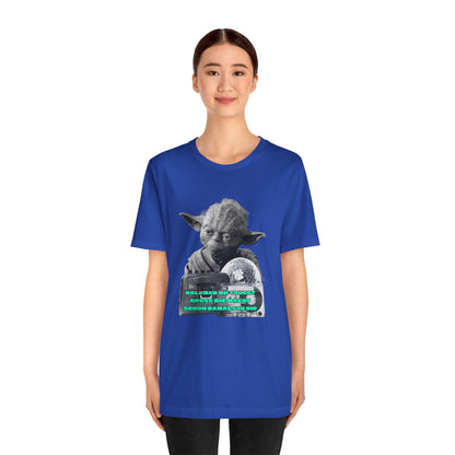 Funny Yoda Quote Unisex Tee - Walkman du kennst - erfahren du bist starwars