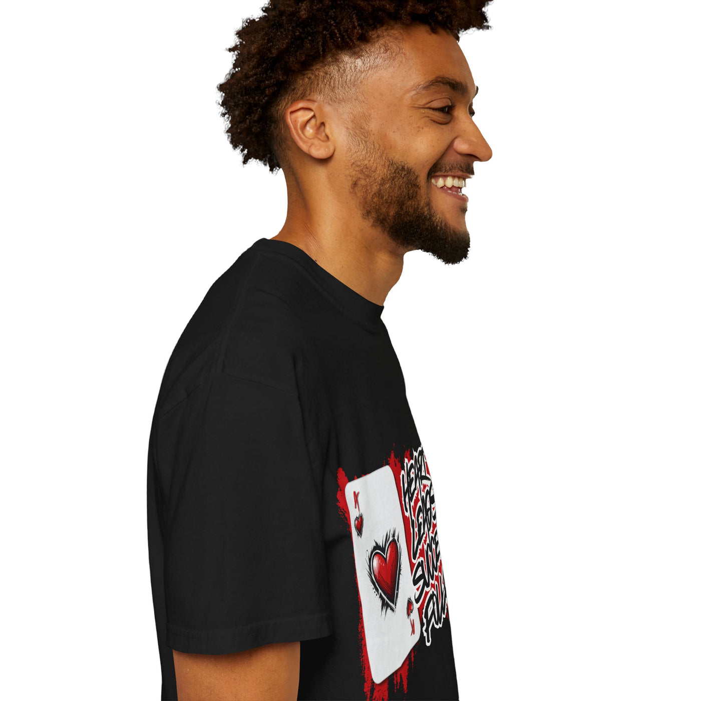 Heart Leads Success Unisex Heavy Cotton Tee | Graphic Tee | Casual Wear | Gift for Gamers | Inspirational Fashion | Streetwear