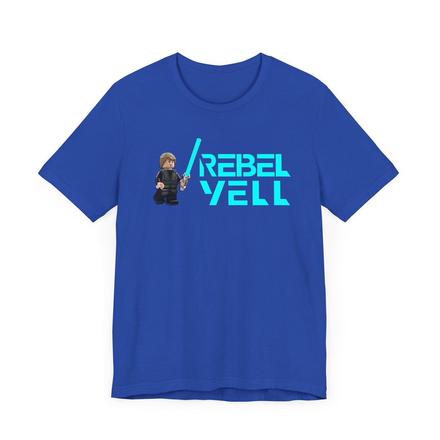Cool Rebel Yell Luke Skywalker Unisex Jersey Tee - Short Sleeve Graphic T-Shirt for Fans