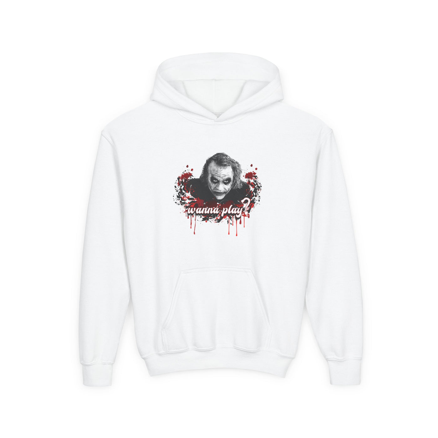 Joker "wanna play" College Hoodie Teeny