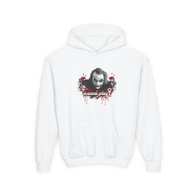 Joker "wanna play" College Hoodie Teeny