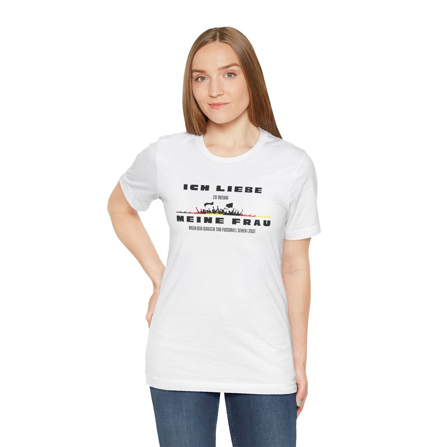 Funny Unisex Jersey Tee - "Ich Liebe Meine Frau" T-Shirt