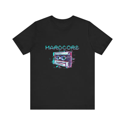 Techno - Hardcore Never Dies - Retro Graphic Tee, 90s Aesthetic Shirt unisex
