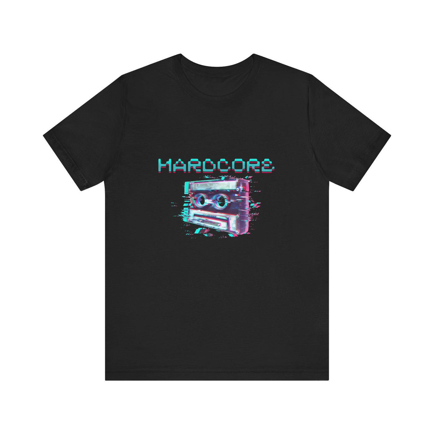 Techno - Hardcore Never Dies - Retro Graphic Tee, 90s Aesthetic Shirt unisex