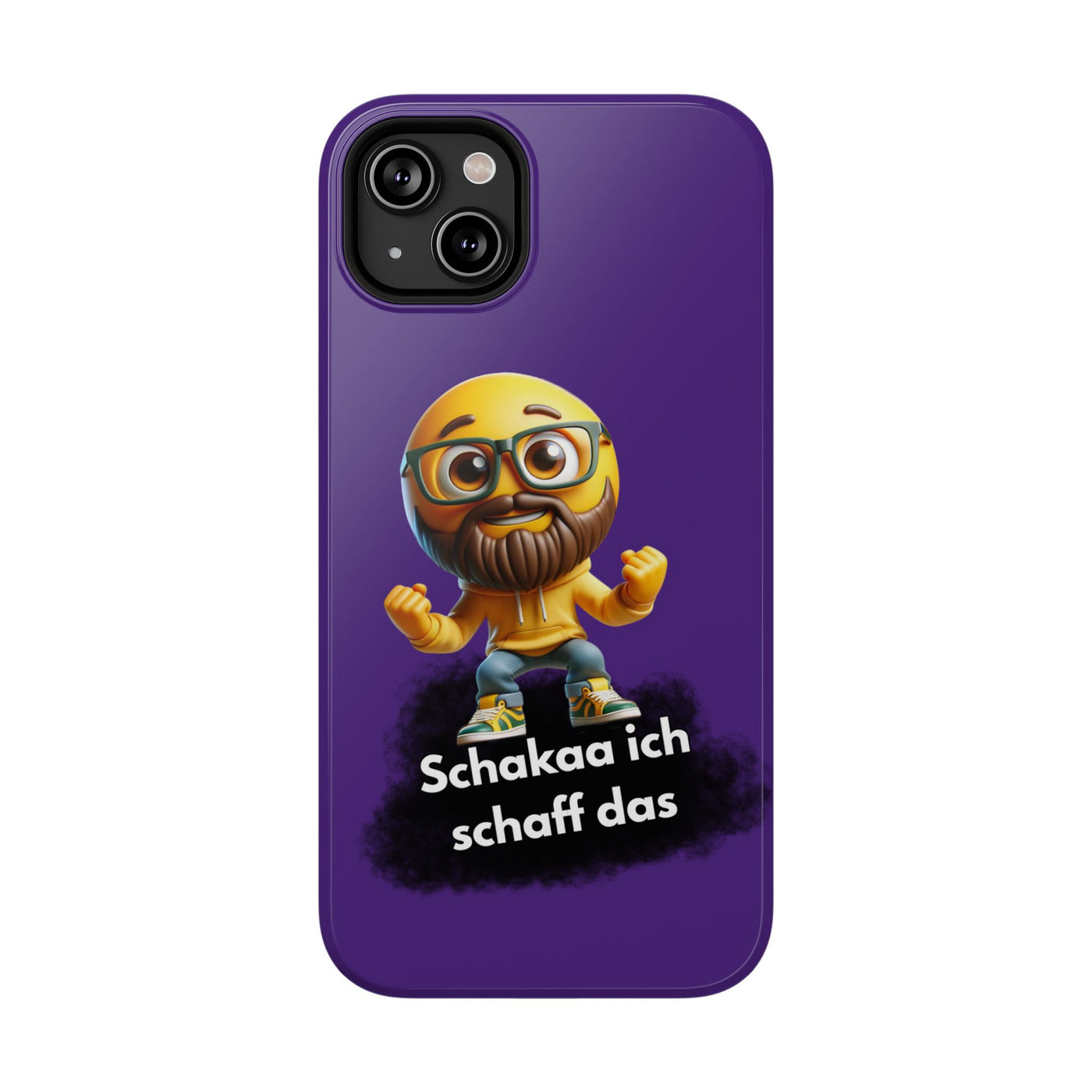 Motivational Impact-Resistant Phone Case - "Schakaa ich schaff das"