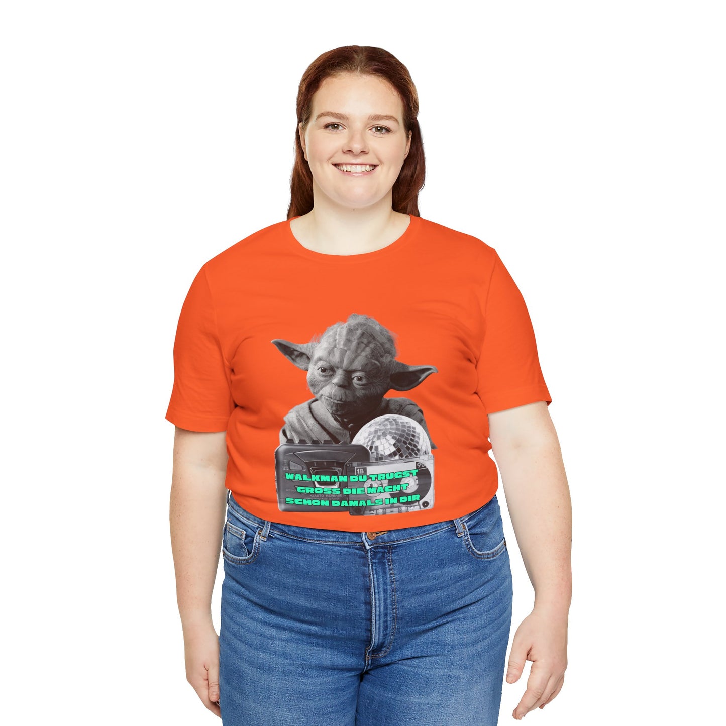 Funny Yoda Quote Unisex Tee - Walkman du kennst - erfahren du bist starwars