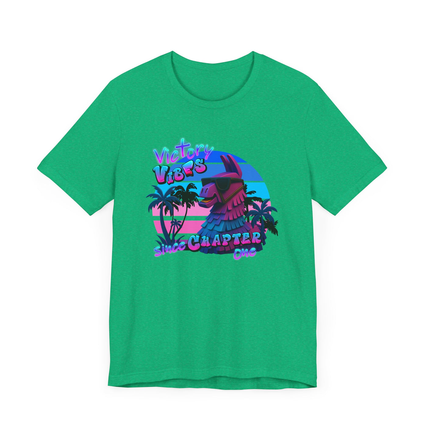 Retro Fortnite Vibe Unisex Short Sleeve Tee - 'Victory' Chapter One Graphic