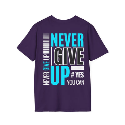 Unisex T-Shirt - Quit talking and start doing - Never give up...