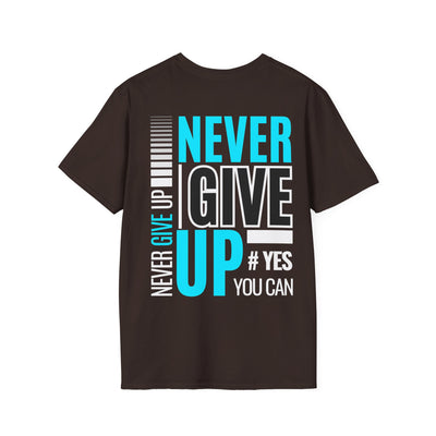 Unisex T-Shirt - Quit talking and start doing - Never give up...