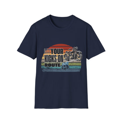 Retro Motorcycle Adventure Hoodie - 'Get Your Kicks On Route 66'