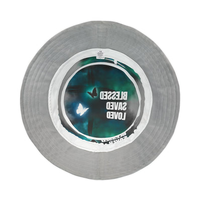 Blessed Saved Loved - Christian - Christlich - Jesus - Gott Hat- Fischerhut