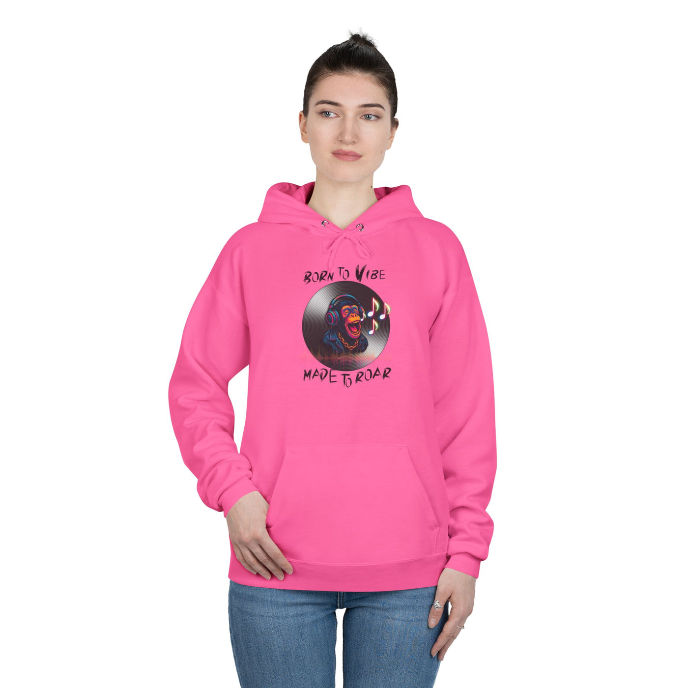 Born to Vibe Hoodie - cool monkey design / Monkey