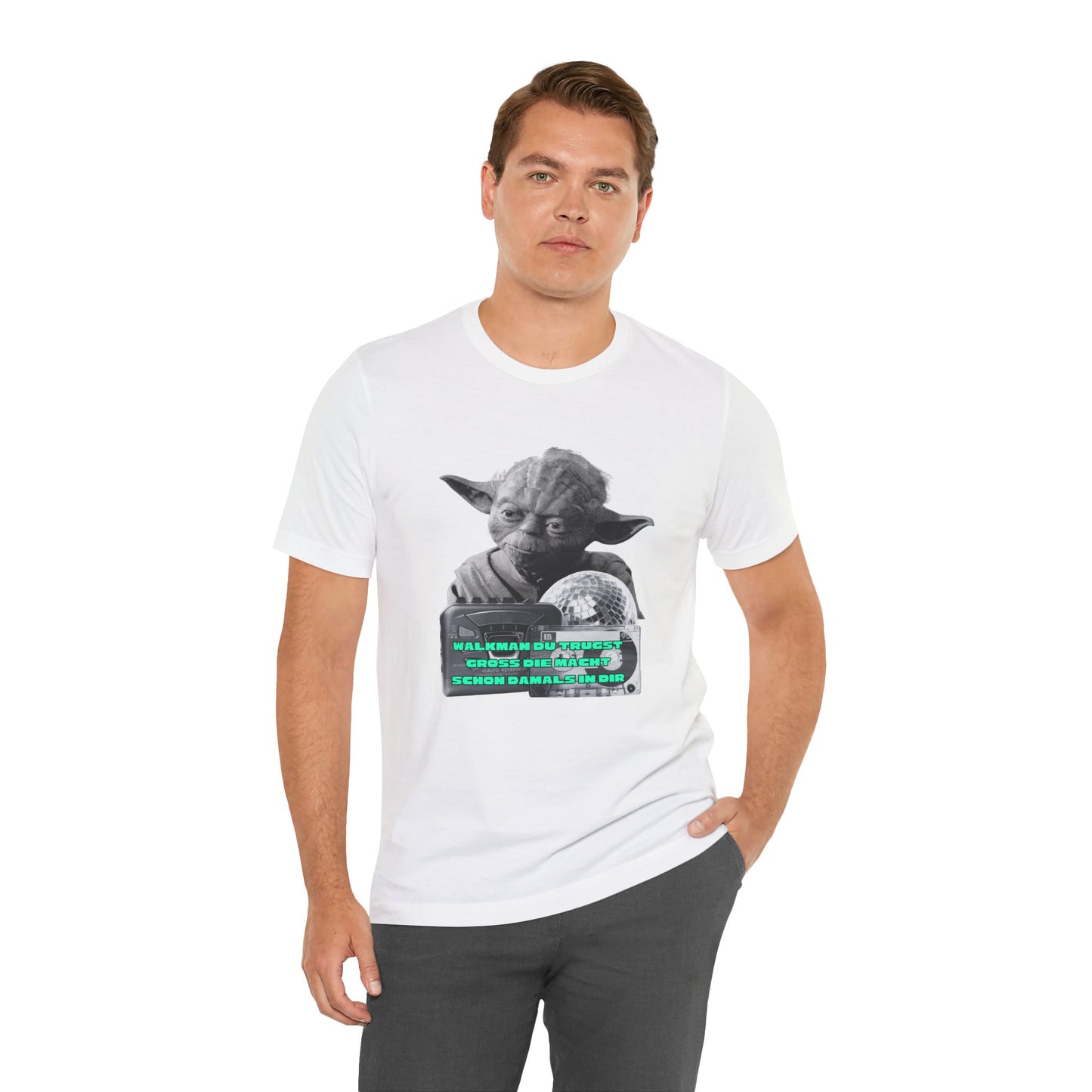 Funny Yoda Quote Unisex Tee - Walkman du kennst - erfahren du bist starwars