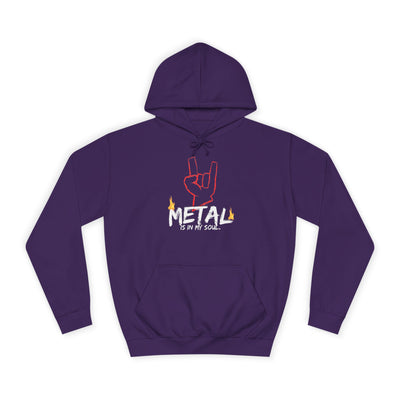 "Metal" Music Unisex College Hoodie