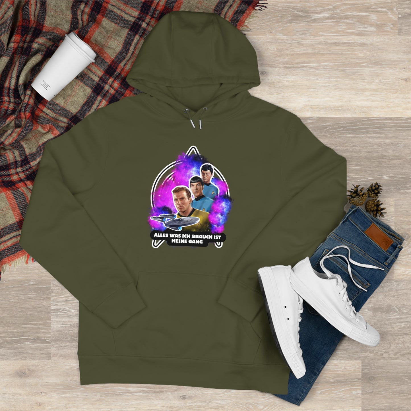 Hoodie Sweatshirt - Star Trek "All I need is my gang"