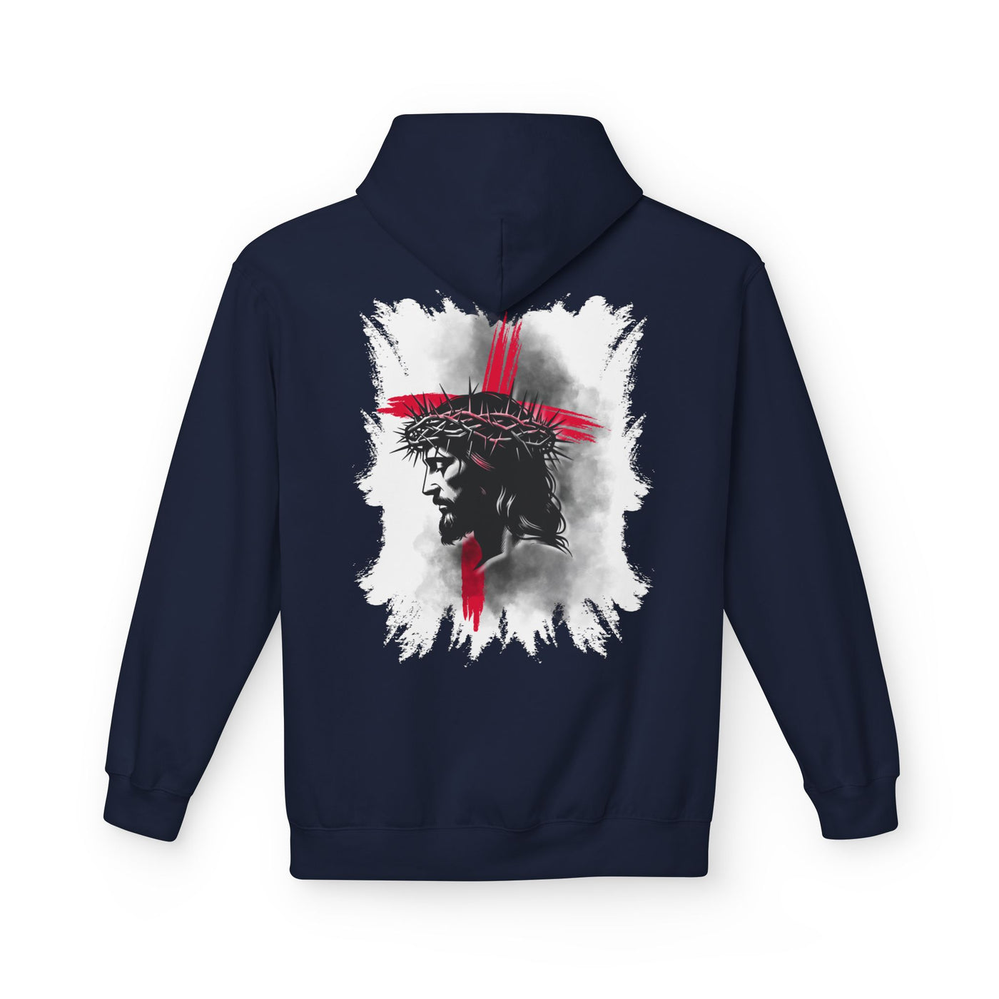 Faith-Inspired Hoodie: Blessed, Saved, Loved - Christian JESUS