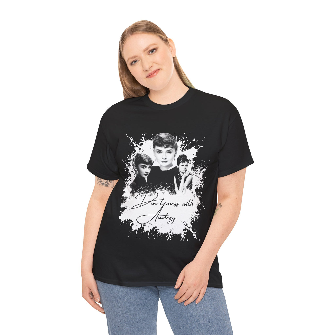 Don't mess with Audrey - Audrey Hepburn T Shirt