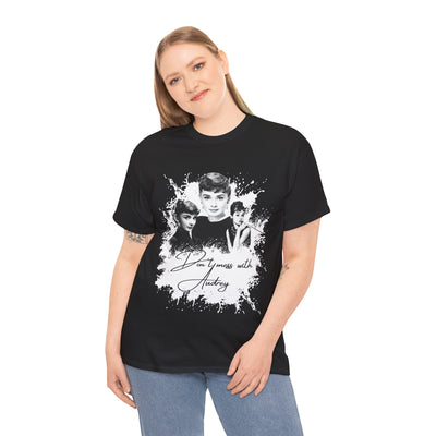 Don't mess with Audrey - Audrey Hepburn T Shirt