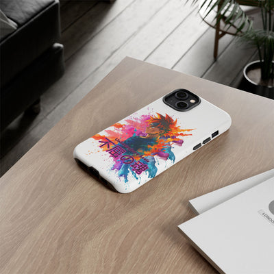 "unbesiegbare Seele" Tough Cases - Colorful Anime Phone Case Handyhülle
