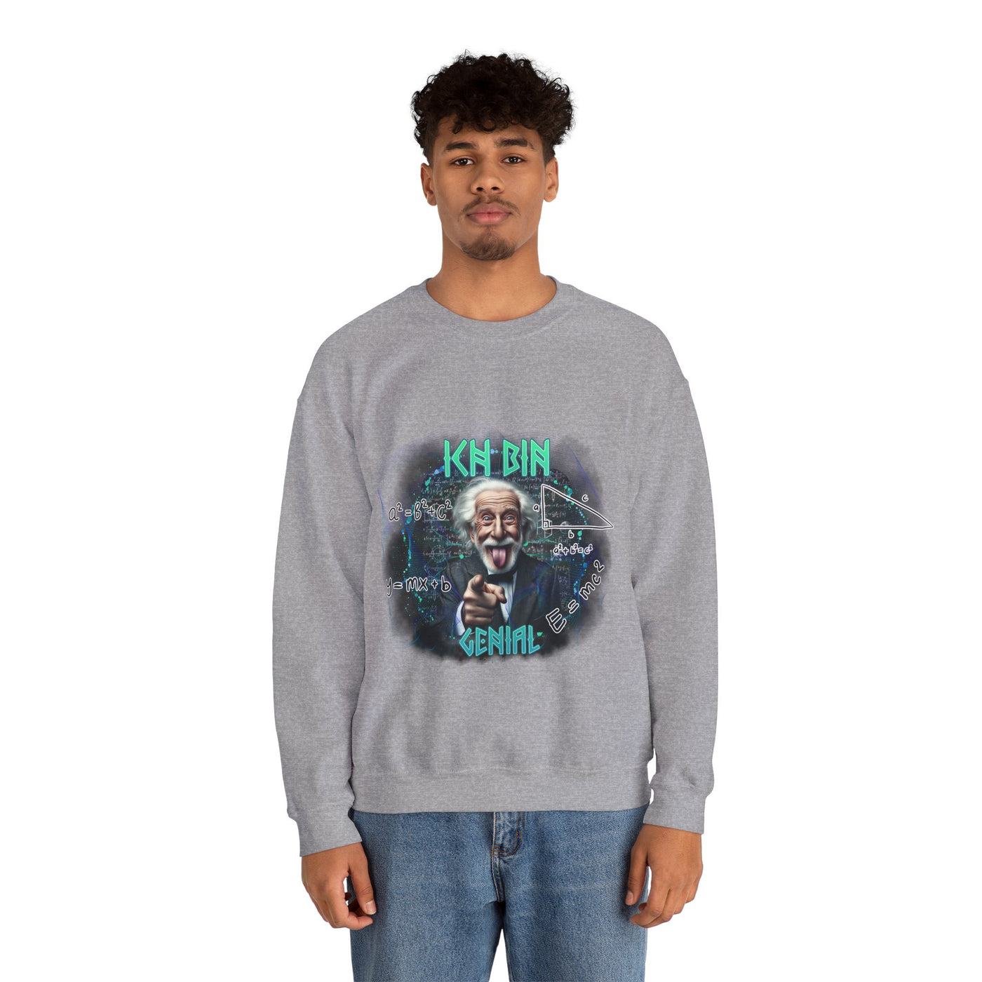 Sweatshirt 'ICH BIN GENIAL' unisex