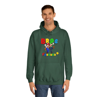 Super Bros College Hoodie, Unisex Gaming Hoodie