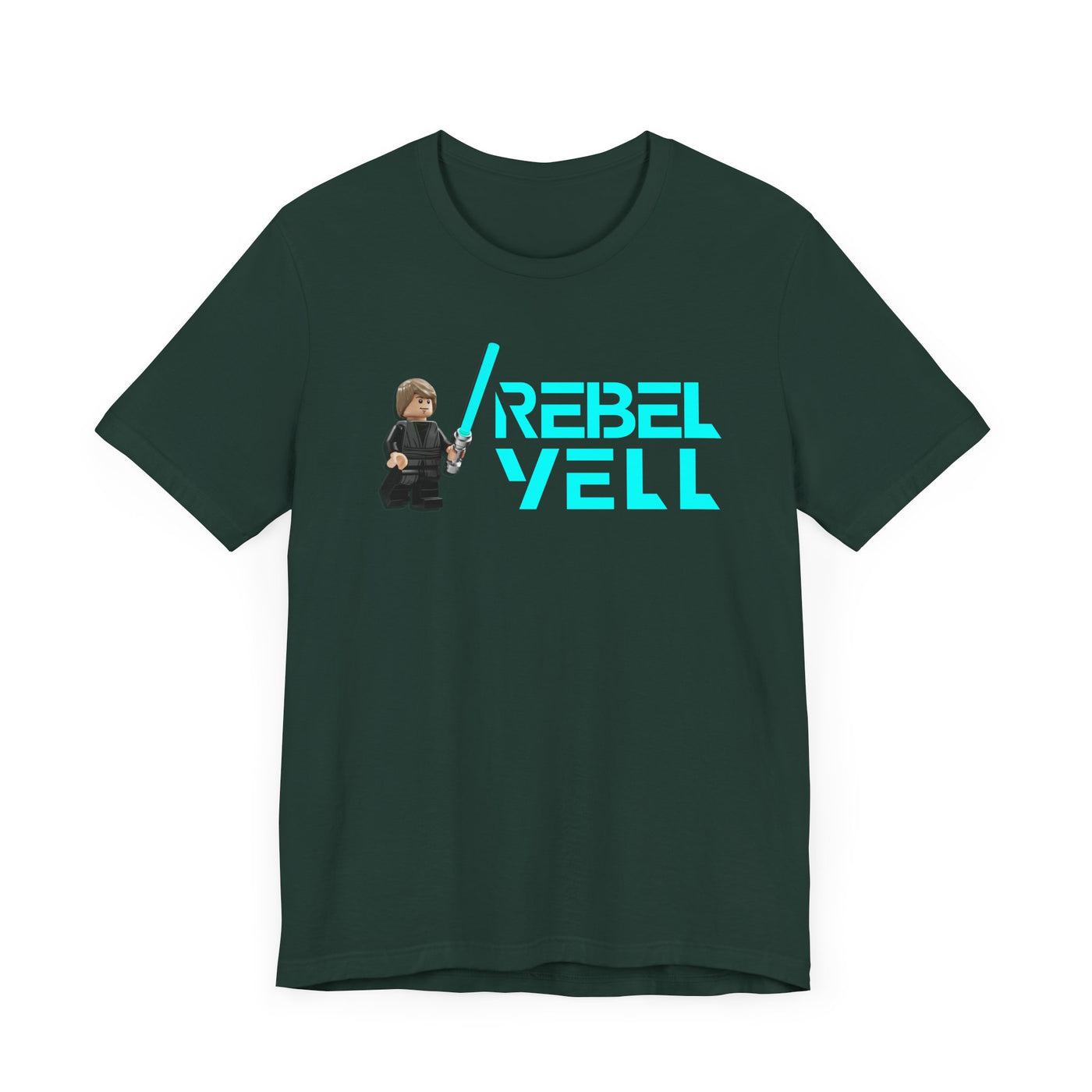 Cool Rebel Yell Luke Skywalker Unisex Jersey Tee - Short Sleeve Graphic T-Shirt for Fans