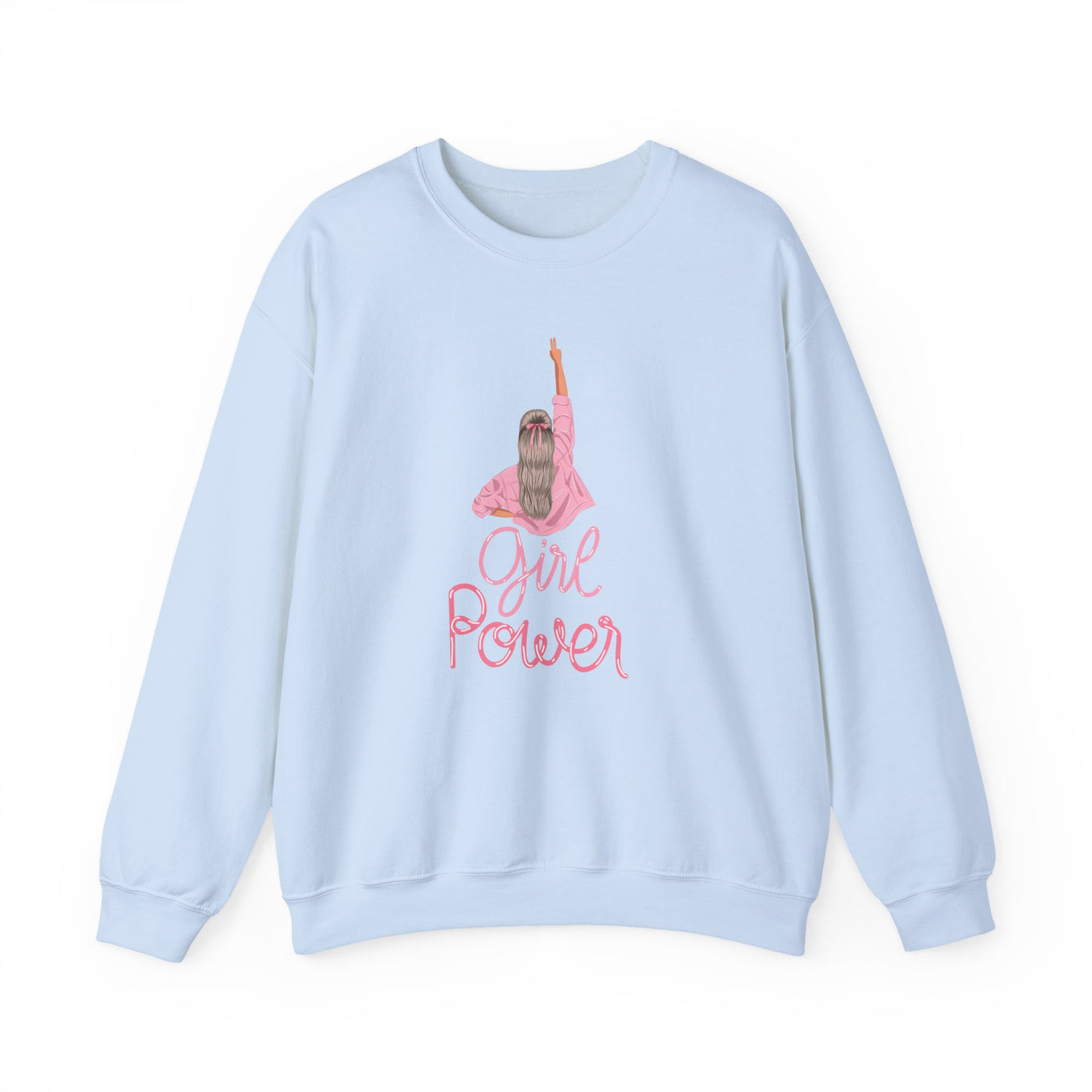 Girl Power Unisex Crewneck Sweatshirt,