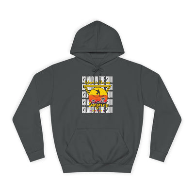 Vibrant College Spirit Hoodie, Unisex College Hoodie