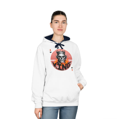 Hoodie Skull King Skull King Heart King
