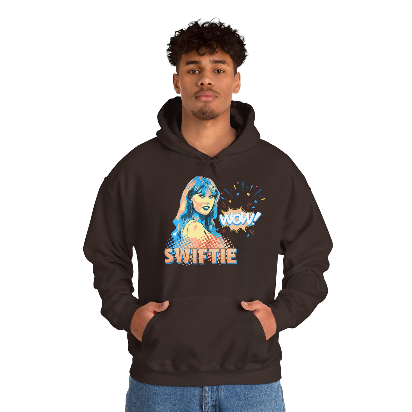 'SWIFTIE WOW' Unisex Heavy Blend™ Hooded Sweatshirt - Perfect Gift for Fans 