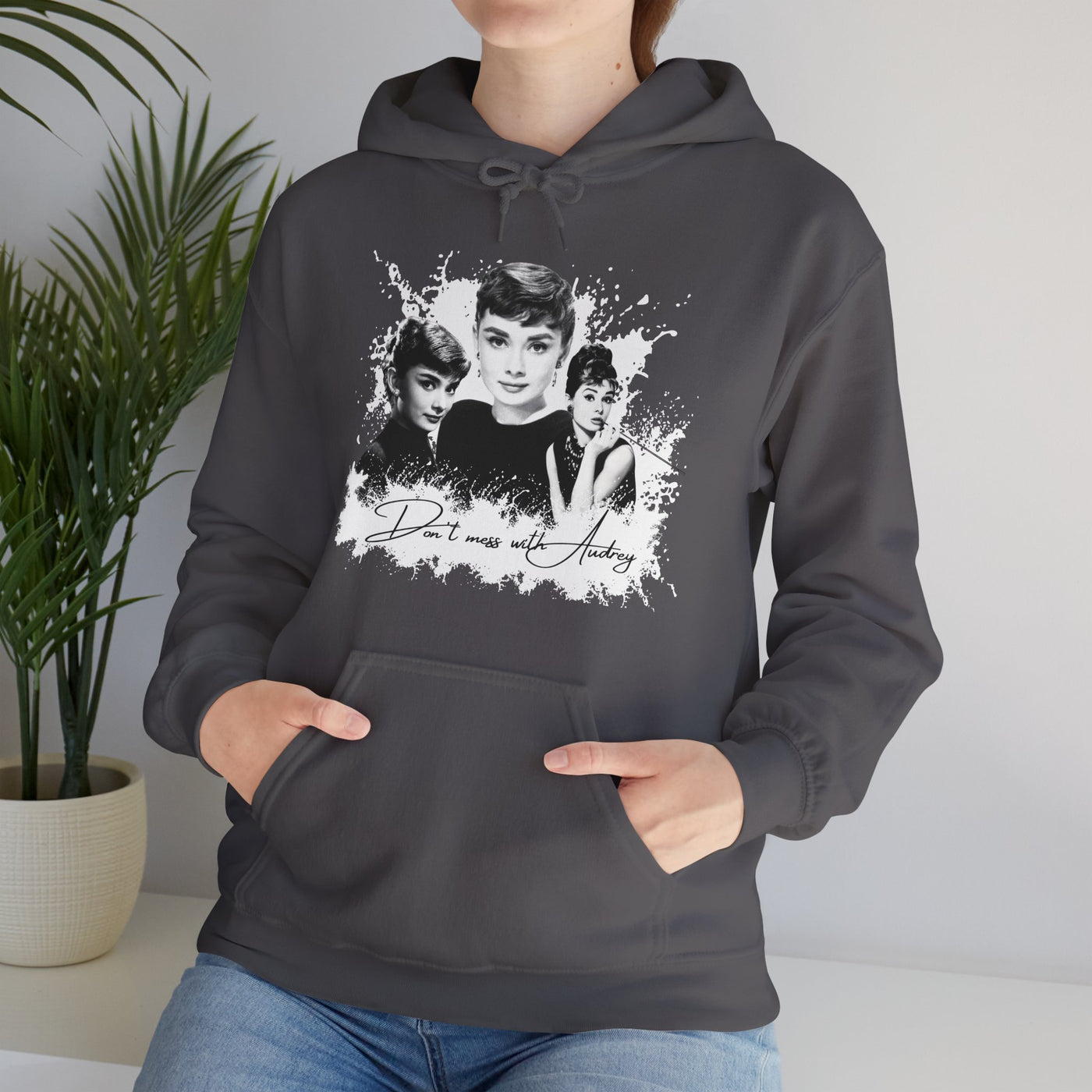 Retro Audrey Hepburn Hoodie - Classic Style