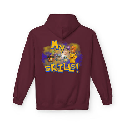 Pokemon Skills Hoodie, Unisex Pokemon Sweatshirt, Cute Hoodie