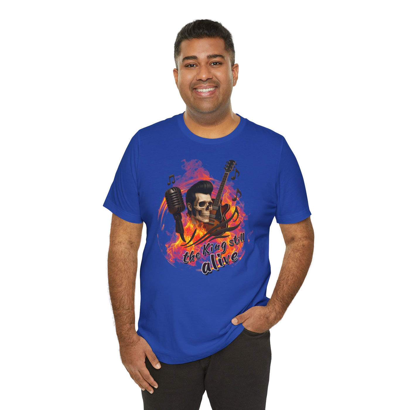 Music Vibes Unisex Jersey Tee - 'The King Still Alive' Graphic T-Shirt